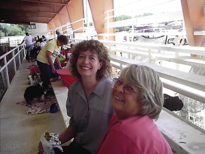 Polly and Renee at Agility