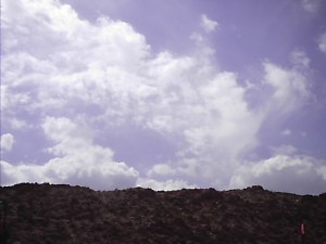 utep-football-003 Sky of the Franklin Mts in El Paso